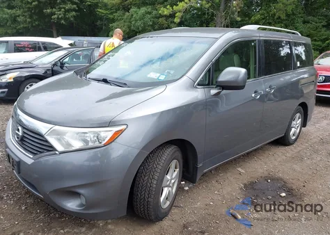 2014 Nissan Quest Sv z USA, uszkodzony, nr VIN JN8AE2KP2E9103505